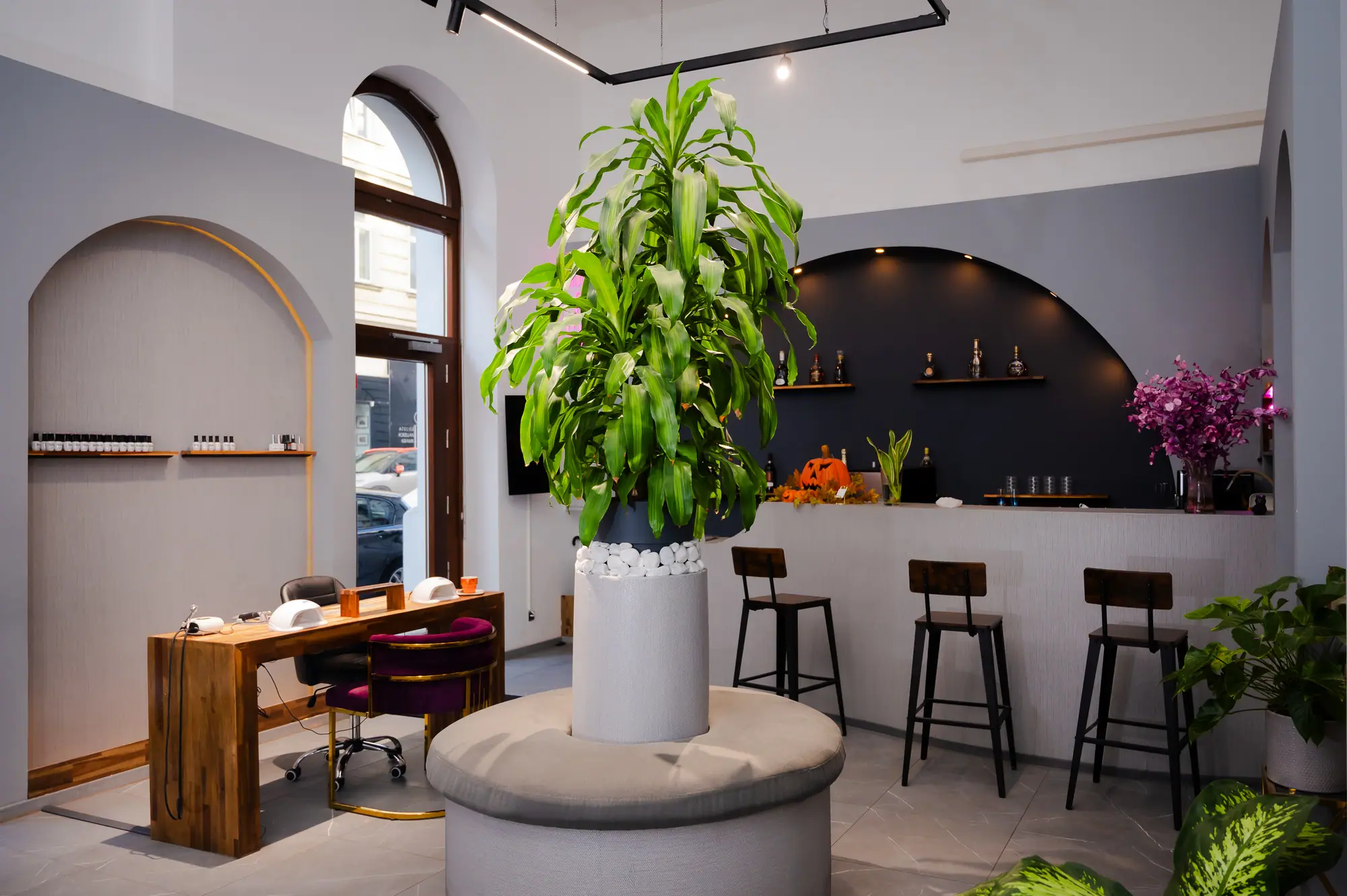 Im Kursraum von Nail2Learn in Wien